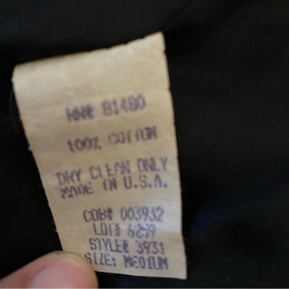 Vintage Black Velvet Waistcoat Tie Back Formal Vest S/M - Picture 5 of 7